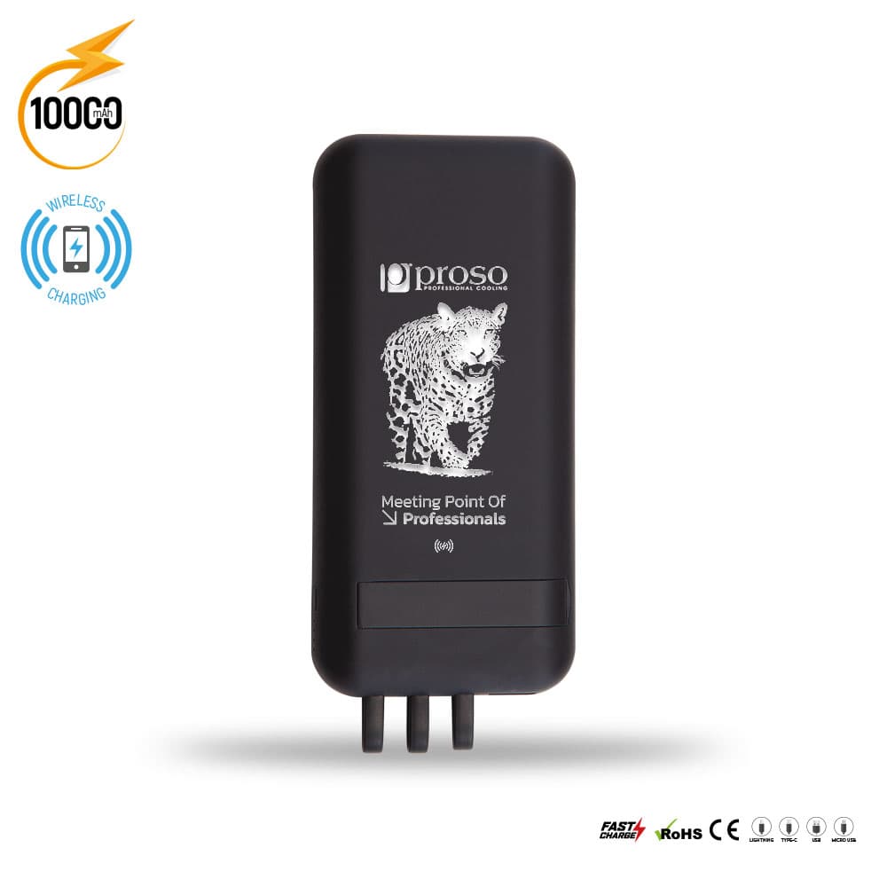 LED Işıklı Wireless Powerbank
