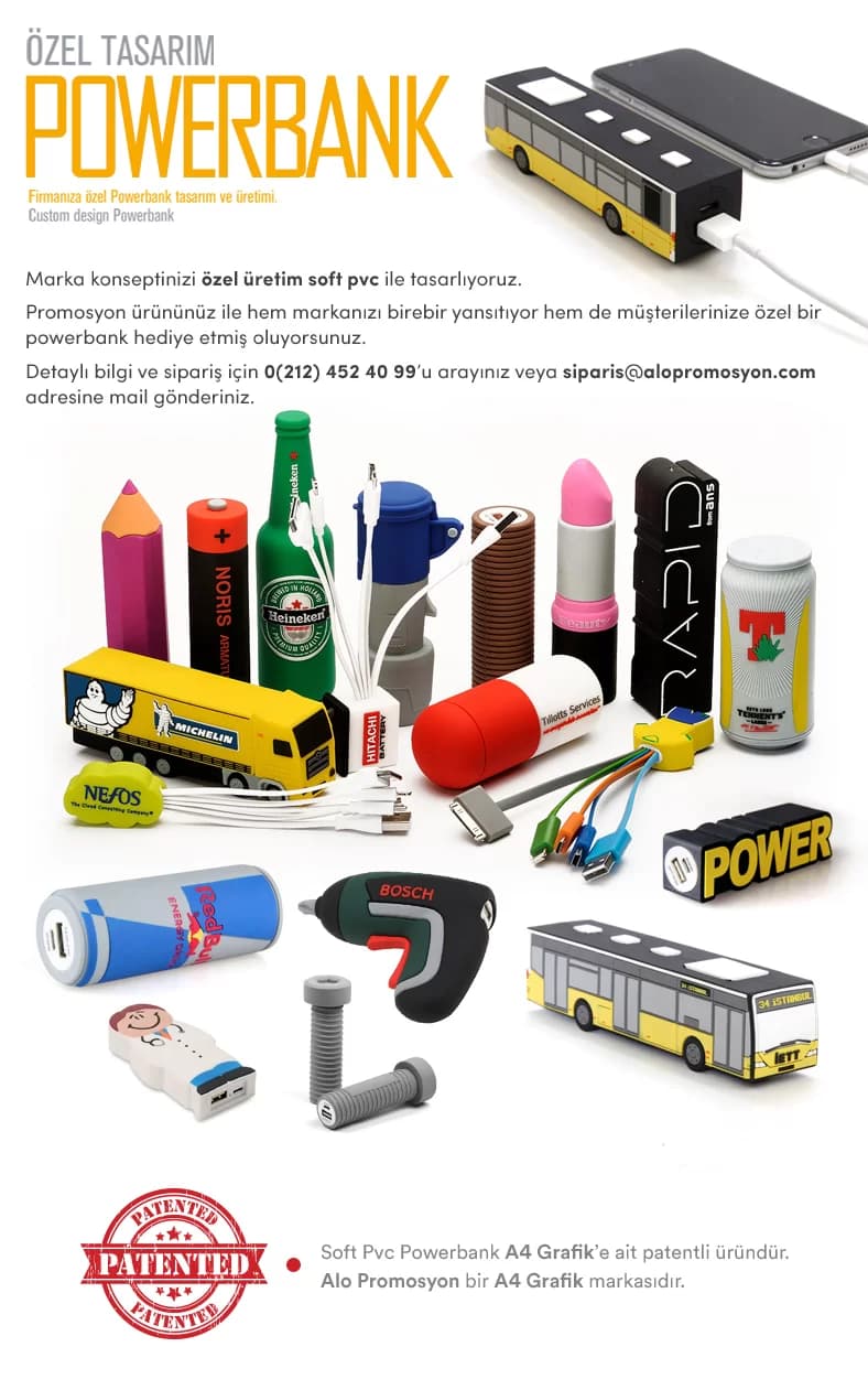 Özel Tasarımlı Powerbank