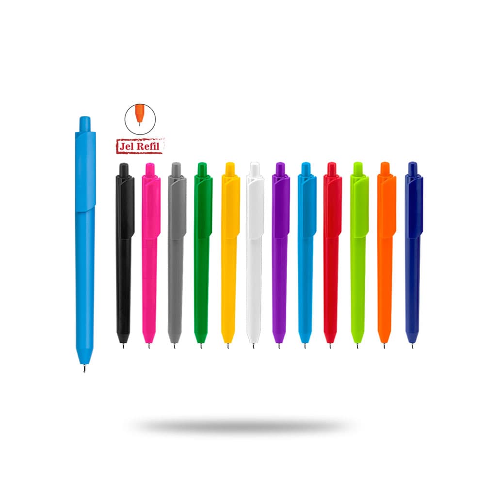 Plastik Tükenmez Kalem Jel Refil