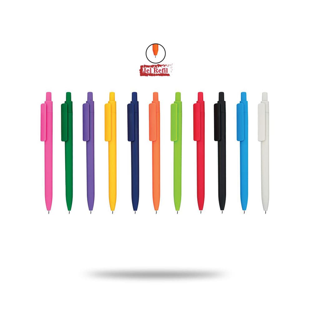 Plastik Tükenmez Kalem Jel Refil