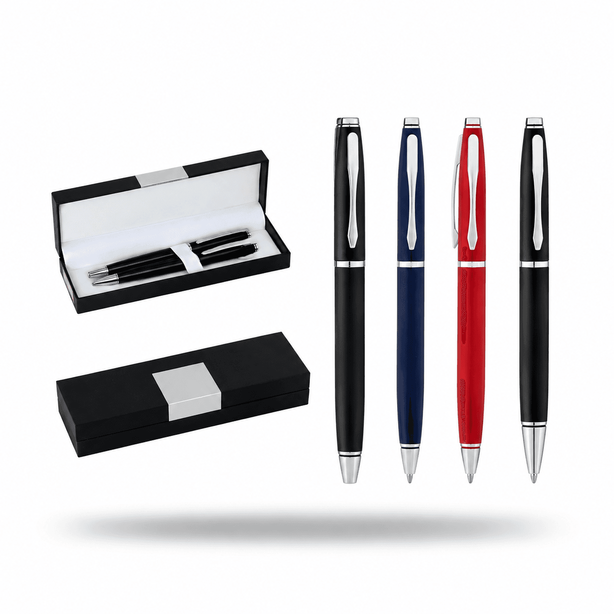Metal Rollerball & Ballpoint Pen Set