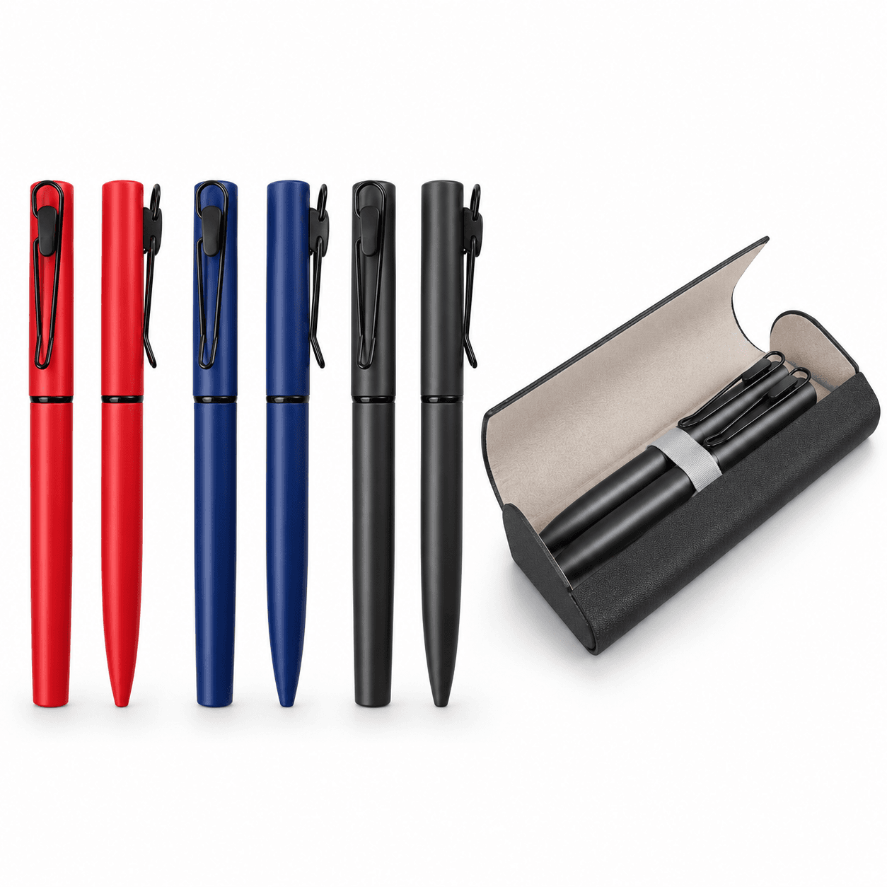 Metal Rollerball & Ballpoint Pen Set