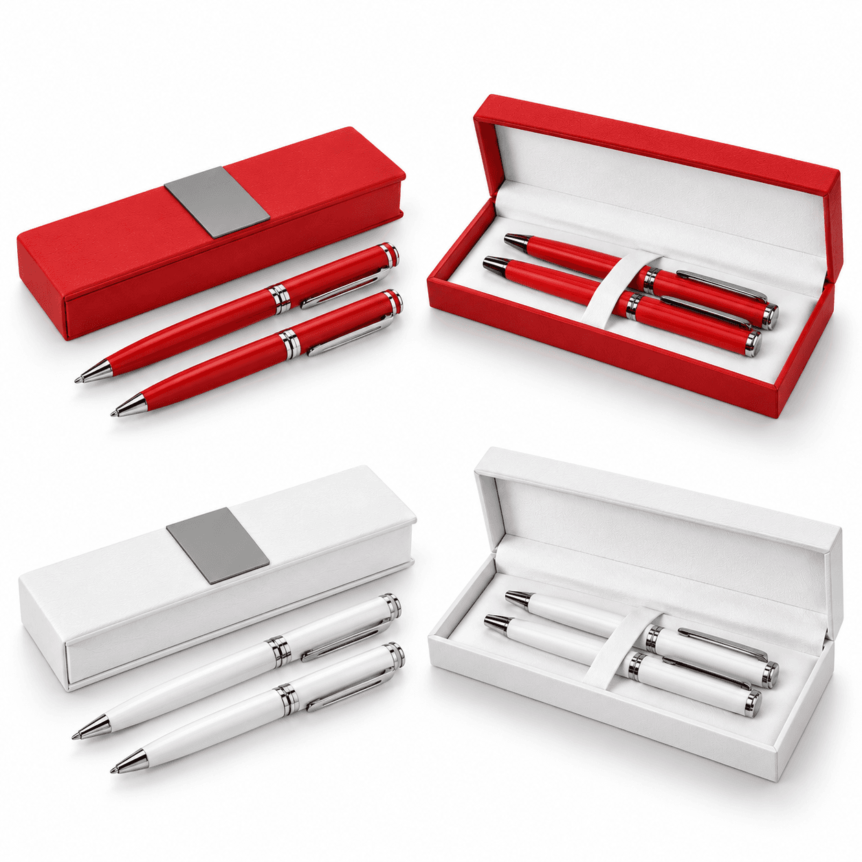 Metal Rollerball & Ballpoint Pen Set