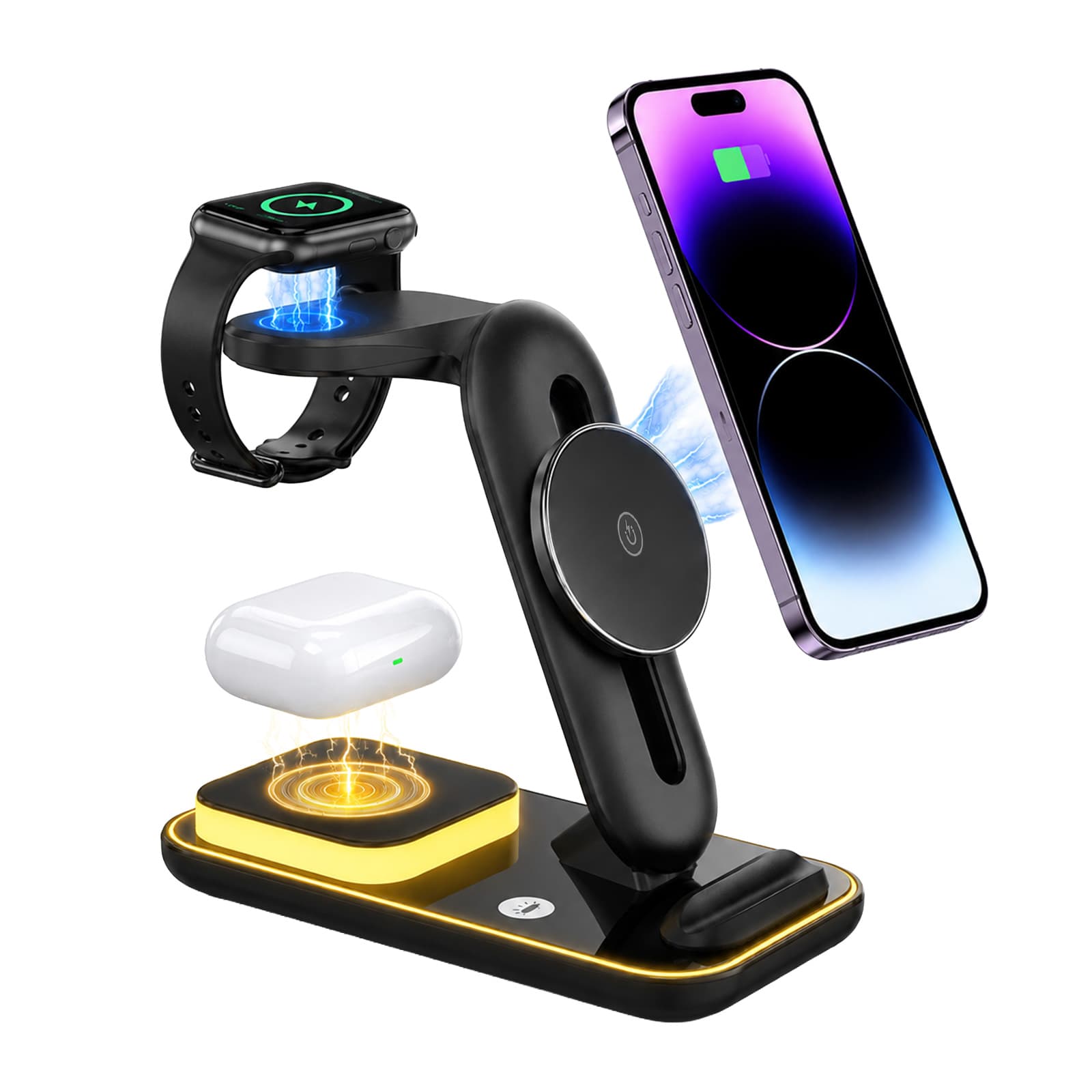 3-in-1 Desktop Wireless Charger