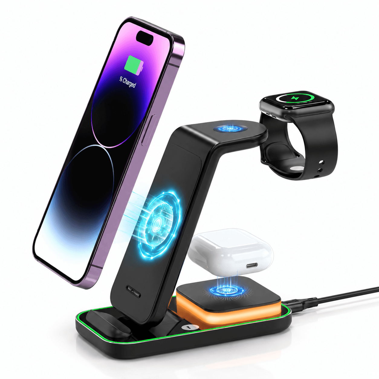 3-in-1 Desktop Wireless Charger